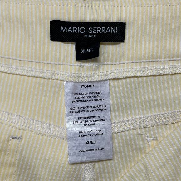 Mario Serrani Italy Comfort Stretch Capri Pants Size XL - Picture 6 of 7